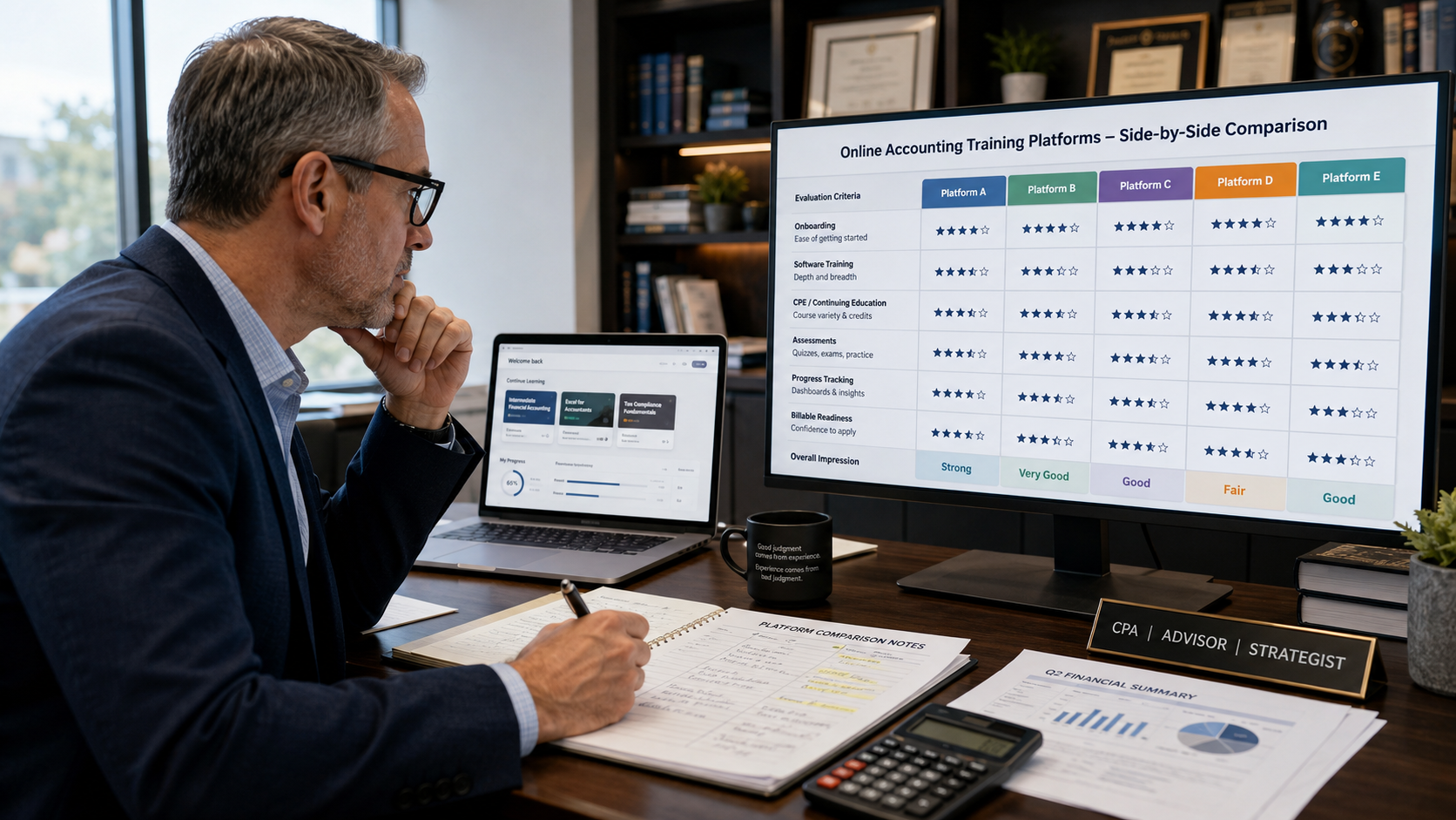 Focused analysis in a modern workspace