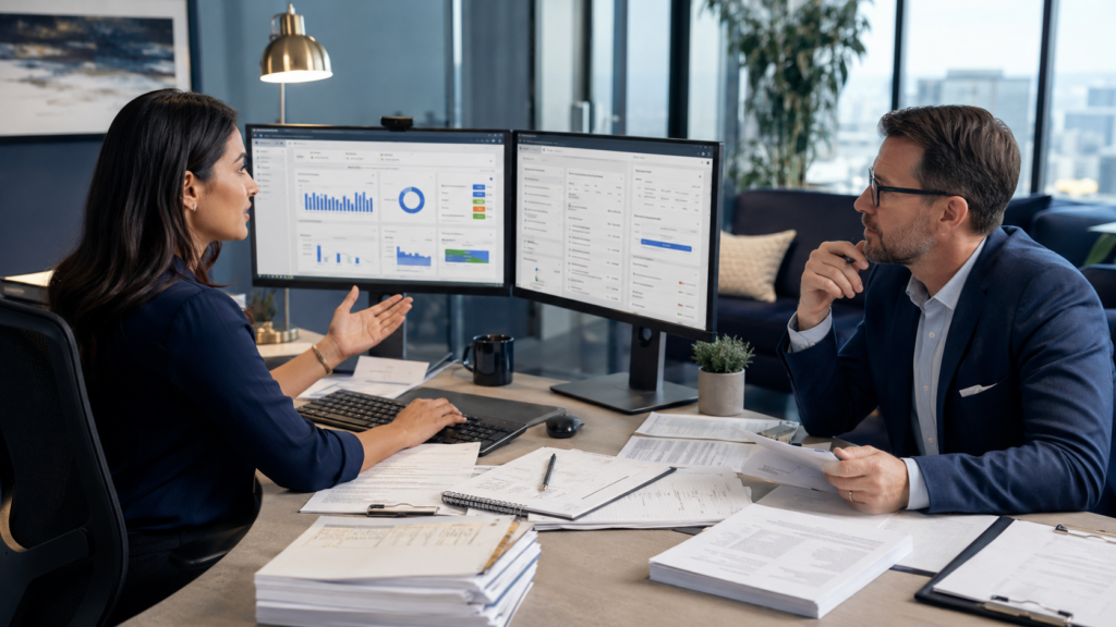 Comparison between QuickBooks certification knowledge and demonstrated accounting workflow fluency.