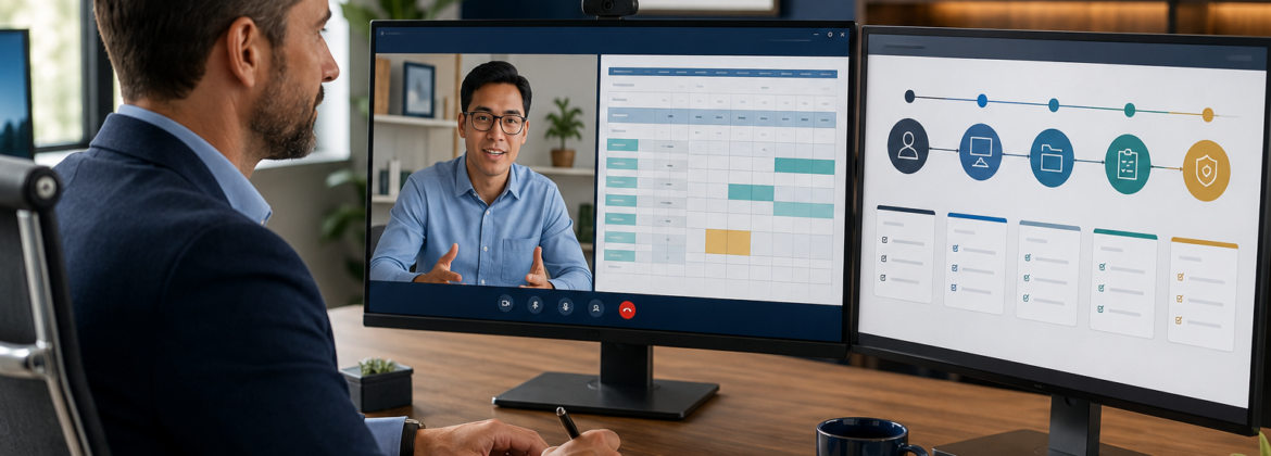 CPA firm manager onboarding offshore accounting staff with structured training, quality control, and review-ready workflow standards