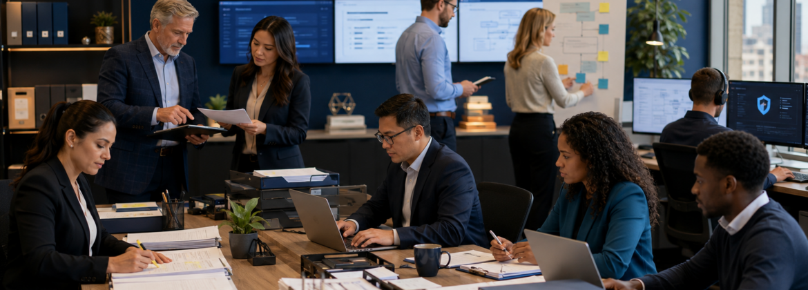 CPA firm team testing staff capability, tax workflow, review capacity, security, technology, and backup coverage before tax season.