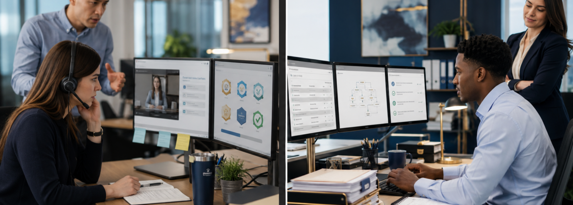 Comparison between completing accounting onboarding activities and producing useful, review-ready client work.