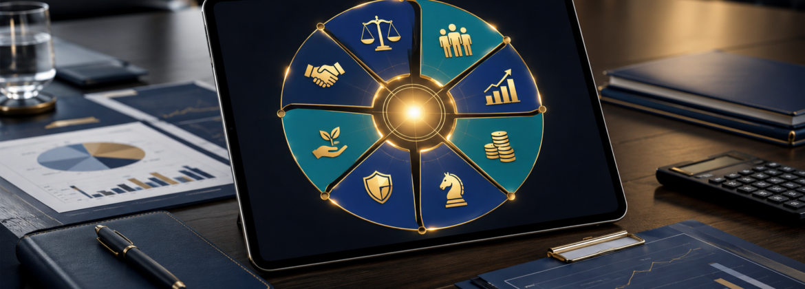 Eight-part CPA firm partner readiness framework covering technical, client, people, growth, economic, strategic, and ownership capabilities.