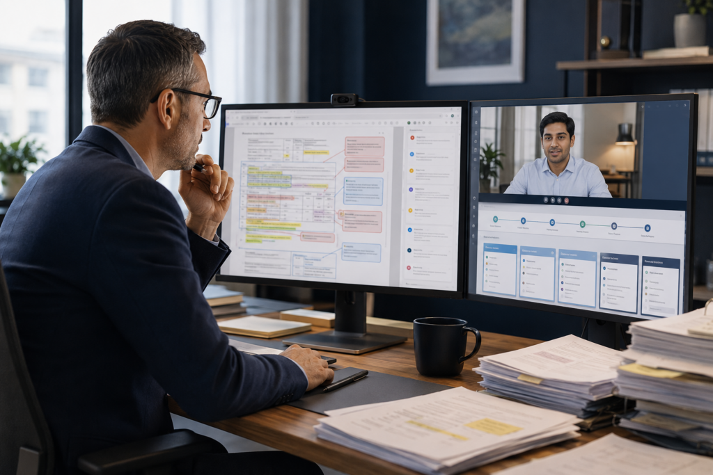 Offshore accounting staff creating more review work because onboarding standards are unclear.