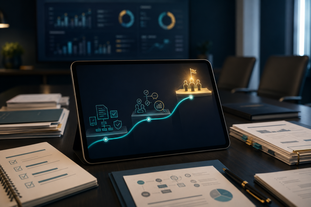 SkillAbility pathway helping CPA firms ramp new hires from onboarding to independence and future leadership.