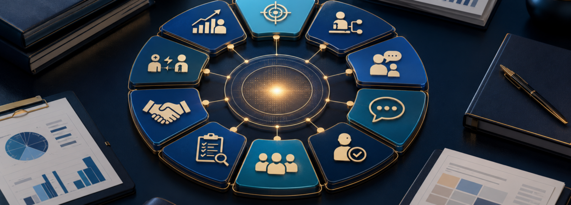 Ten first-time accounting manager competencies covering delegation, coaching, feedback, accountability, capacity, and client leadership.