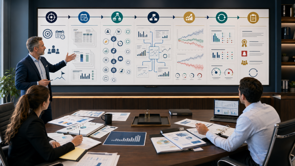 CPA manager training accountants to turn reconciled historical financials into driver-based budgets, rolling forecasts, scenarios, cash projections, and management decisions