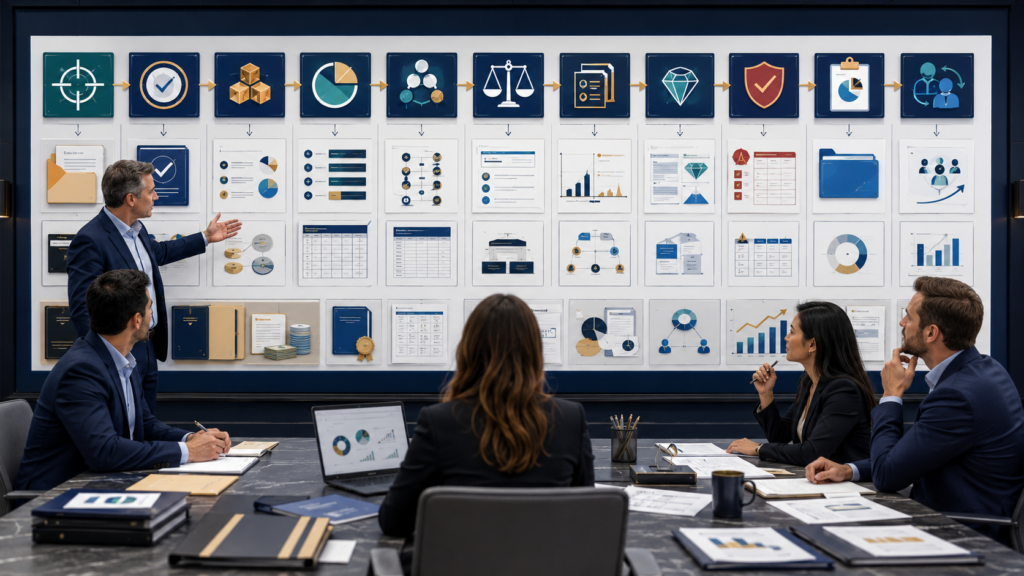 CPA manager training staff accountants to build an ASC 805 acquisition-date opening balance sheet from consideration transferred, fair value of identifiable assets and liabilities, deferred taxes, noncontrolling interest, goodwill, and measurement-period adjustments