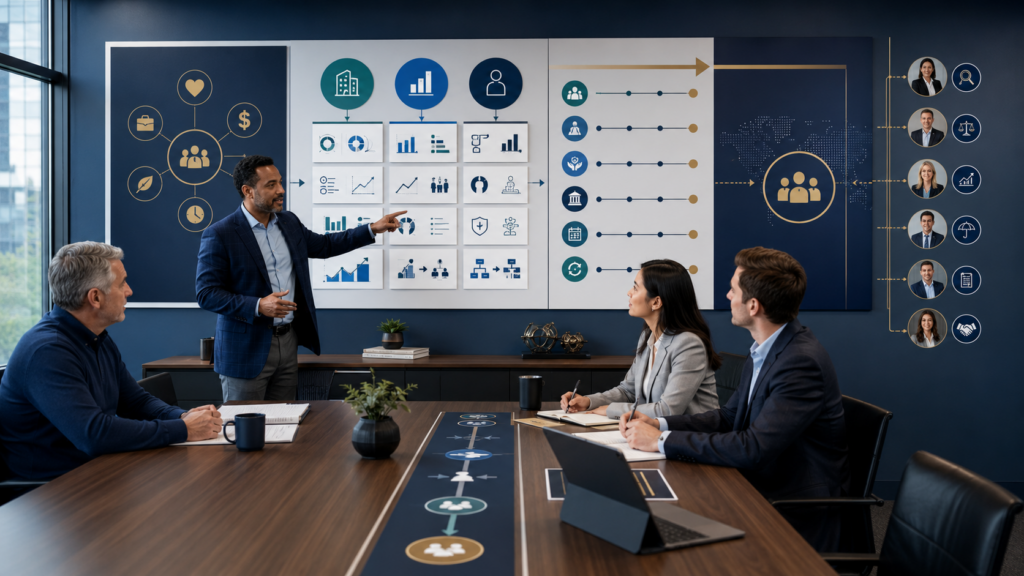 CPA manager training accountants to assess business owner exit readiness, value drivers, succession, financial quality, transferability, and advisor coordination years before a sale