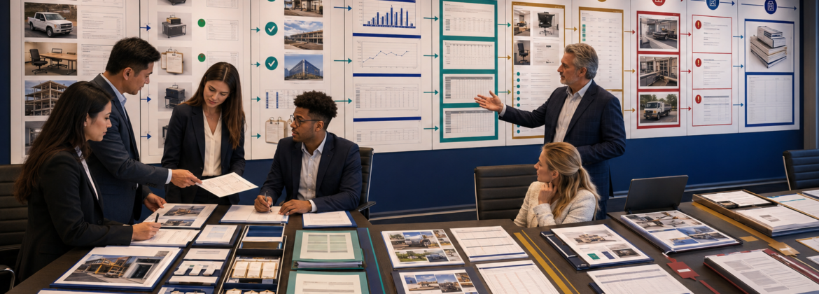 CPA staff accountants preparing a review-ready fixed asset file using acquisition invoices, depreciation schedules, physical verification, disposals, and general ledger reconciliations
