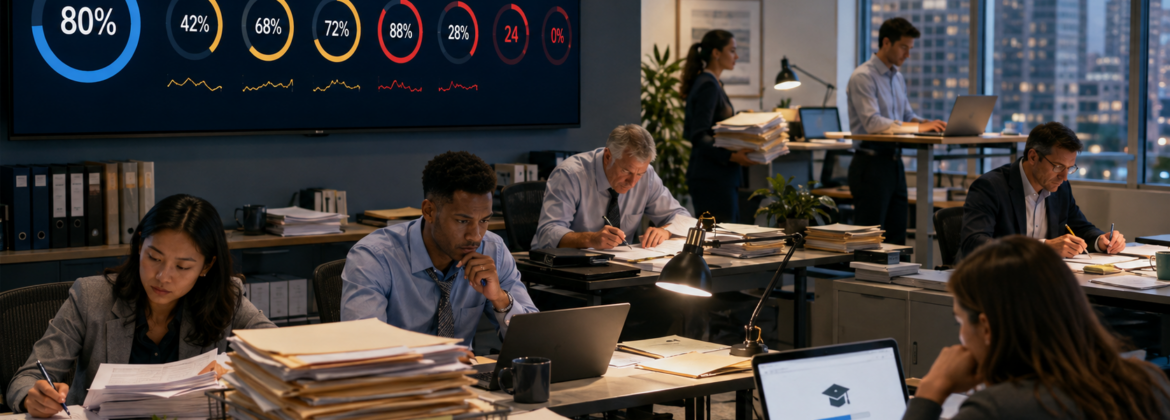 High CPA firm utilization percentage hiding overtime, rework, poor realization, review congestion, and lost development time.