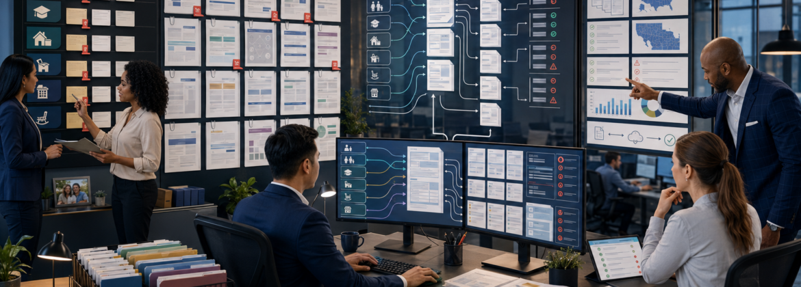 CPA firm staff preparing a review-ready Form 1040 using filing status, dependents, income documents, deductions, credits, investments, business activity, payments, and tax workpapers