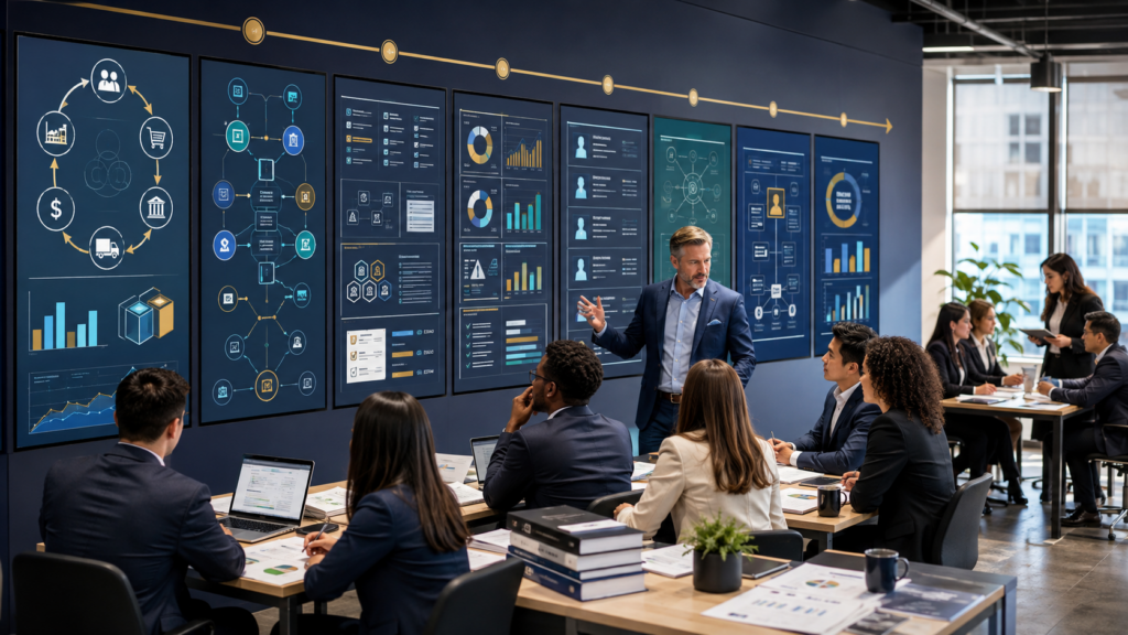 CPA manager training accountants to understand an industry's business model, accounting rules, tax issues, KPIs, risks, client language, and advisory decisions