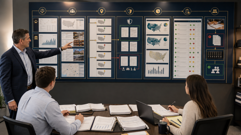 Seven-step multistate tax nexus and filing decision framework for staff accountants