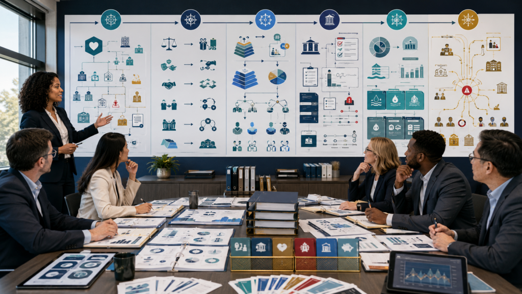 CPA manager training accountants to connect nonprofit grants, donor restrictions, programs, functional expenses, federal awards, Form 990, liquidity, and board reporting