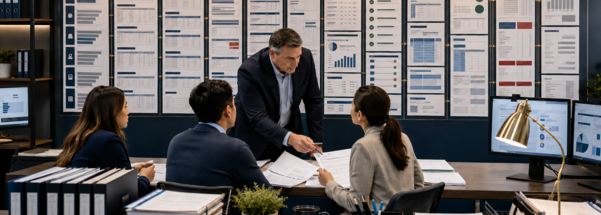 CPA accounting staff preparing a review-ready quarterly payroll tax package using payroll registers, tax liabilities, federal deposits, Form 941, state returns, and W-2 reconciliation