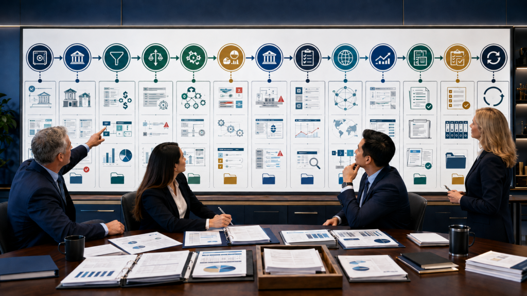 CPA manager training staff accountants to build a statement of cash flows from source transactions, cash and restricted cash reconciliation, working capital, noncash adjustments, investing activities, financing activities, and financial statement tie-outs