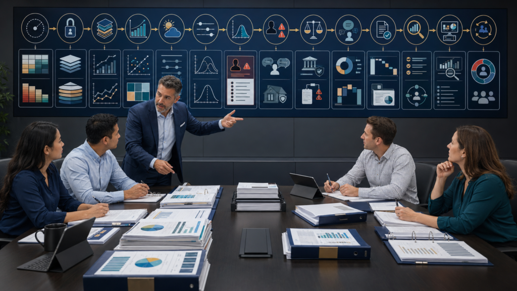 CPA manager training staff accountants to build an ASC 326 CECL allowance from receivable populations, segmentation, historical loss rates, forecasts, qualitative factors, write-offs, recoveries, collateral, off-balance-sheet exposures, and disclosures