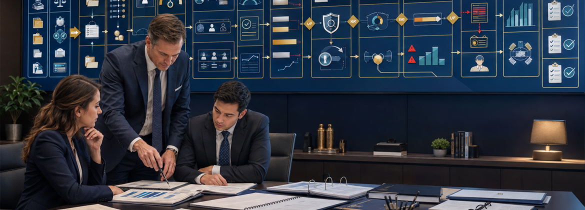 CPA staff accountants building a review-ready ASC 450 contingency accounting file from legal facts and probability through loss ranges, unasserted claims, insurance recoveries, gain contingencies, subsequent events, and disclosures