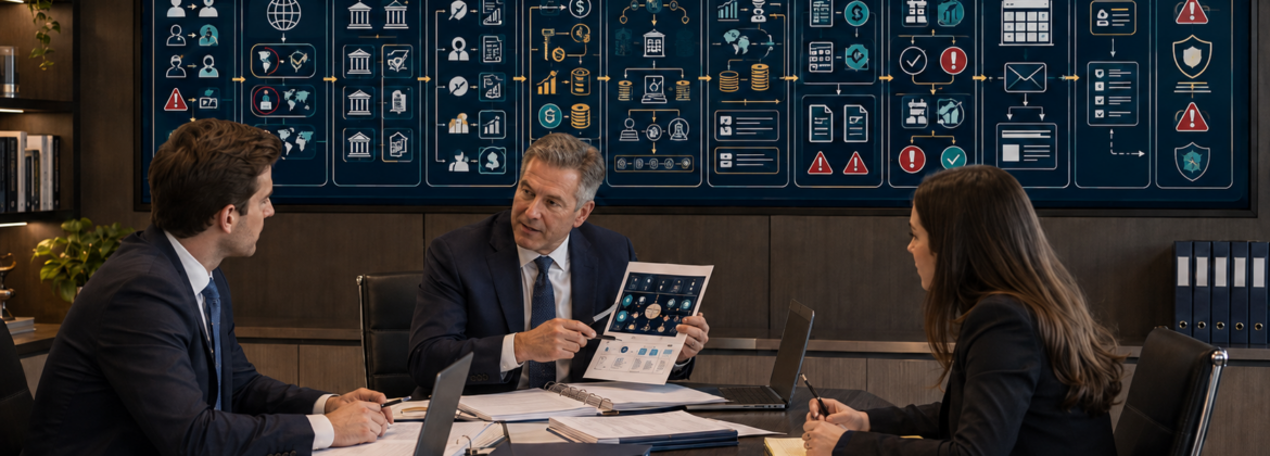 CPA tax staff building a review-ready FBAR filing architecture from U.S. person status and foreign account population through financial interest, signature authority, aggregate maximum values, Form 8938 reconciliation, BSA e-filing, and penalty controls
