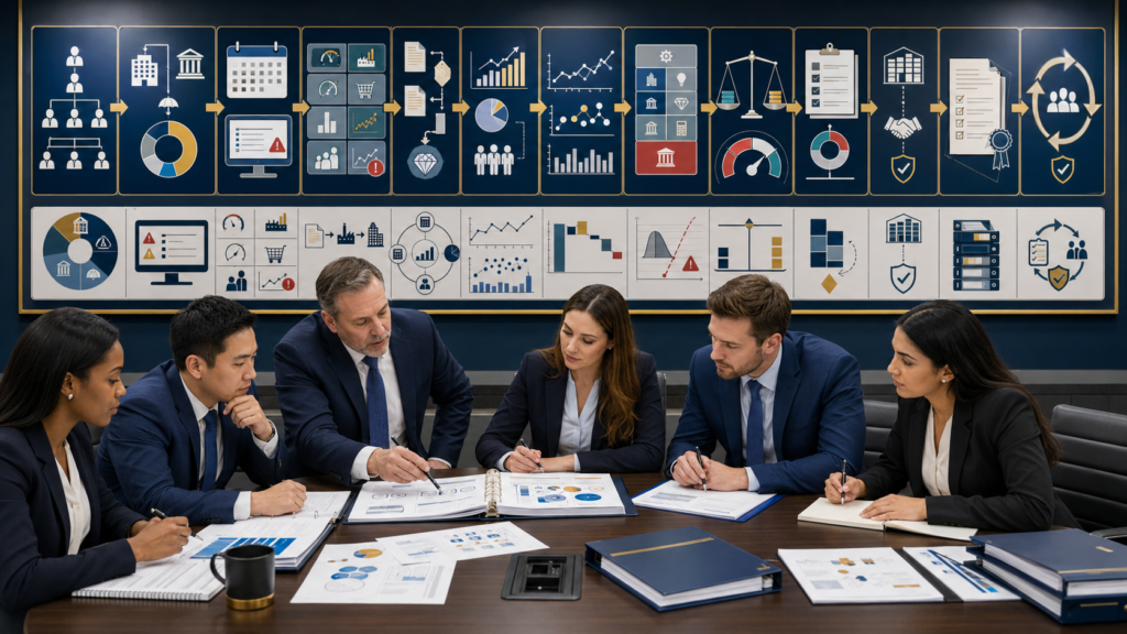 CPA manager training staff accountants to perform ASC 350 goodwill impairment testing from reporting-unit identification and triggering events through qualitative assessment, fair value, carrying amount, impairment measurement, private-company alternatives, and disclosures
