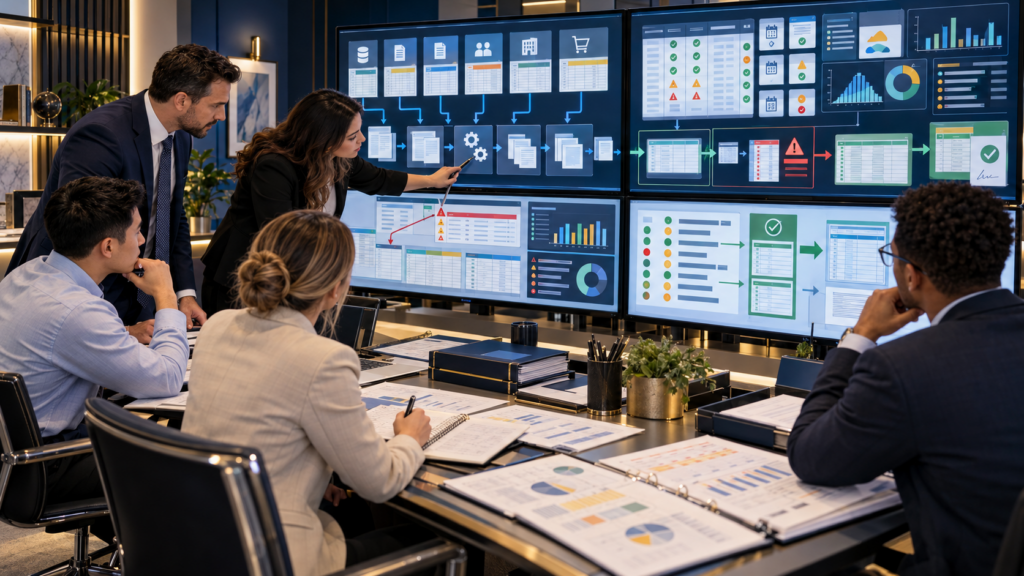 CPA manager training staff accountants to use Power Query to import, clean, combine, map, reconcile, validate, and refresh accounting data for review-ready client work